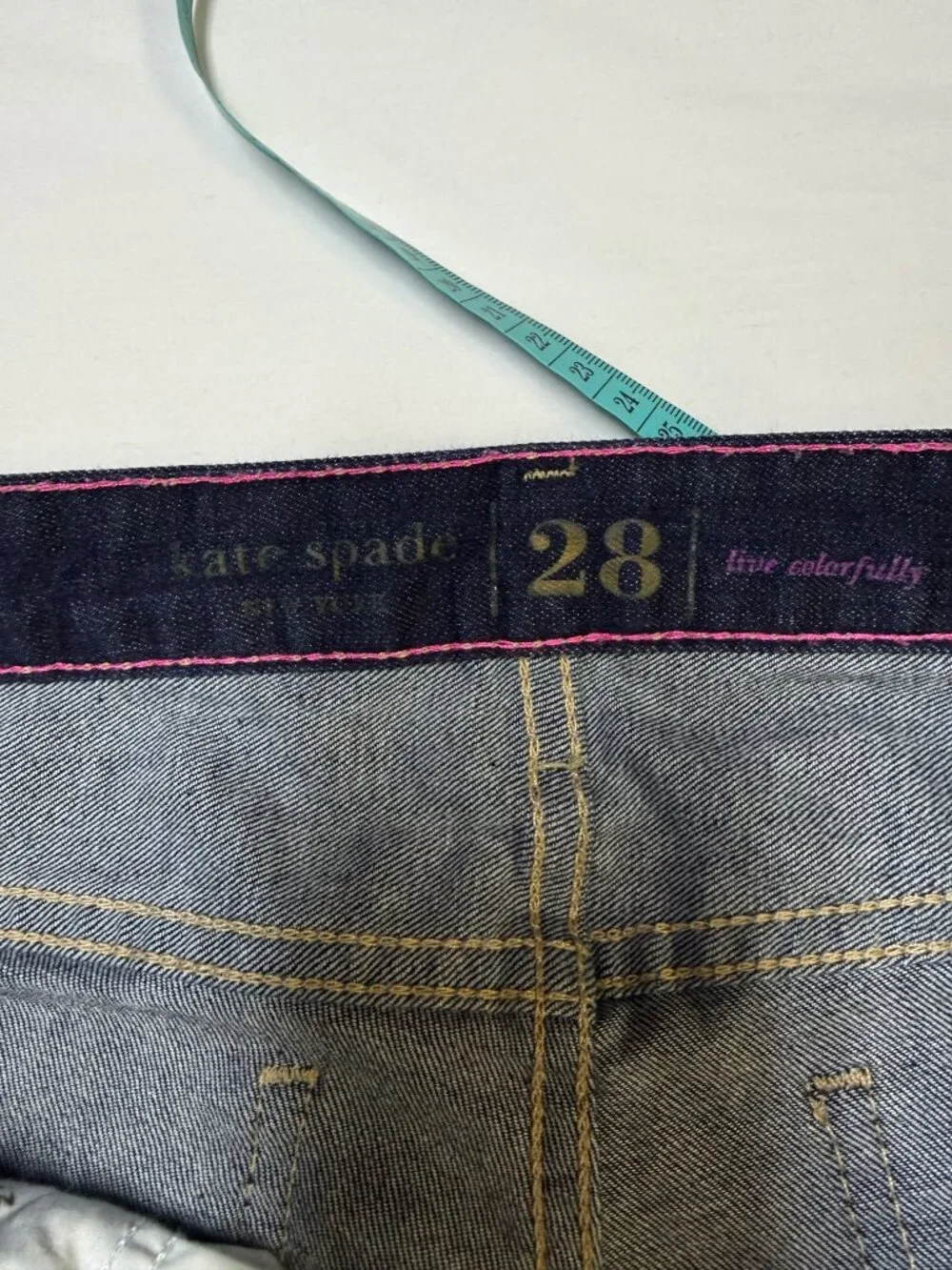 Kate Spade‎ Women’s Broome Street Skinny Jeans 28 Dark Indigo EUC